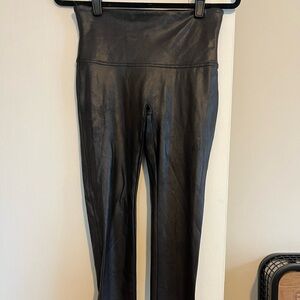 Spanx faux leather-like leggings